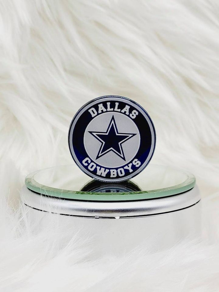 Custom NFL Phone Grip or Badge Reel with Epoxy Overlay: Pick Your Football Team Pick Your Base: Style Set 2