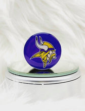 Load image into Gallery viewer, Custom NFL Phone Grip or Badge Reel with Epoxy Overlay: Pick Your Football Team Pick Your Base: Style Set 1
