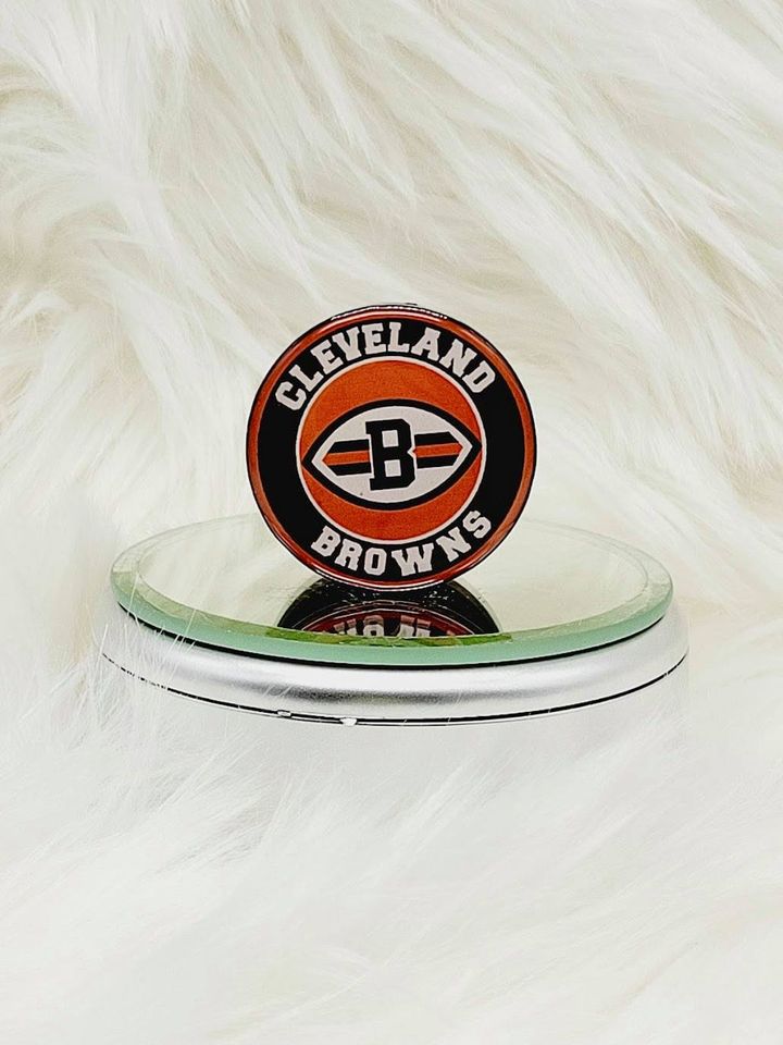 Custom NFL Phone Grip or Badge Reel with Epoxy Overlay: Pick Your