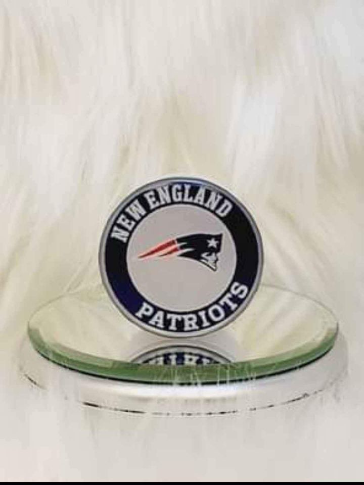 Custom NFL Phone Grip or Badge Reel with Epoxy Overlay: Pick Your Football Team Pick Your Base: Style Set 2