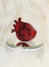 Load image into Gallery viewer, Red Metallic Anatomical Heart Phone Grip
