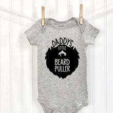 Load image into Gallery viewer, Daddy&#39;s Little Beard Puller: Cute and Funny Gerber Cotton Onesies
