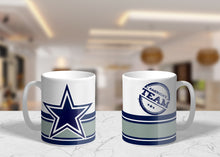 Load image into Gallery viewer, 11oz/15oz Custom NFL Coffee Mug: 8 Teams to Chose From NFL Team Mugs: Style Set 2
