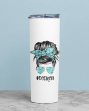 Load image into Gallery viewer, &quot;#DOGMOM&quot; Stainless Steel Tumbler: Ladies Dog Lovers Cup
