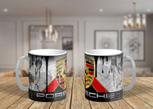 Load image into Gallery viewer, 11oz/15oz Dirty &quot;Porsche&quot; Coffee Mug: Custom Dirty Automotive Coffee Cup
