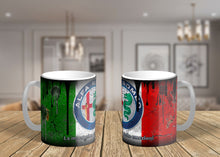 Load image into Gallery viewer, 11oz/15oz Dirty &quot;Alfa Romeo&quot; Coffee Mug: Custom Dirty Automotive Coffee Cup
