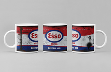 Load image into Gallery viewer, 11oz/15oz Dirty &quot;Esso&quot; Motor Oil Can Coffee Mug: Vintage Oil Can Replica Coffee Mug
