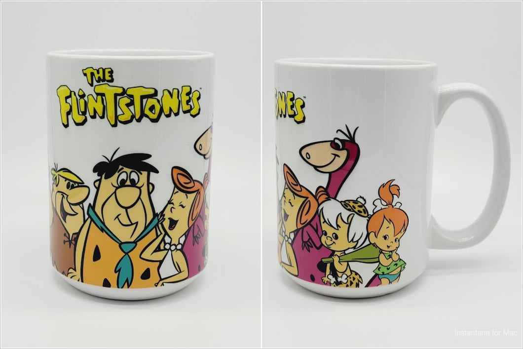 The Flintstones Ceramic Coffee Mug: Classic Cartoon Coffee Cup