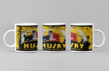 Load image into Gallery viewer, 11oz/15oz Dirty &quot;Husky&quot; Motor Oil Can Coffee Mug: Vintage Oil Can Replica Coffee Mug
