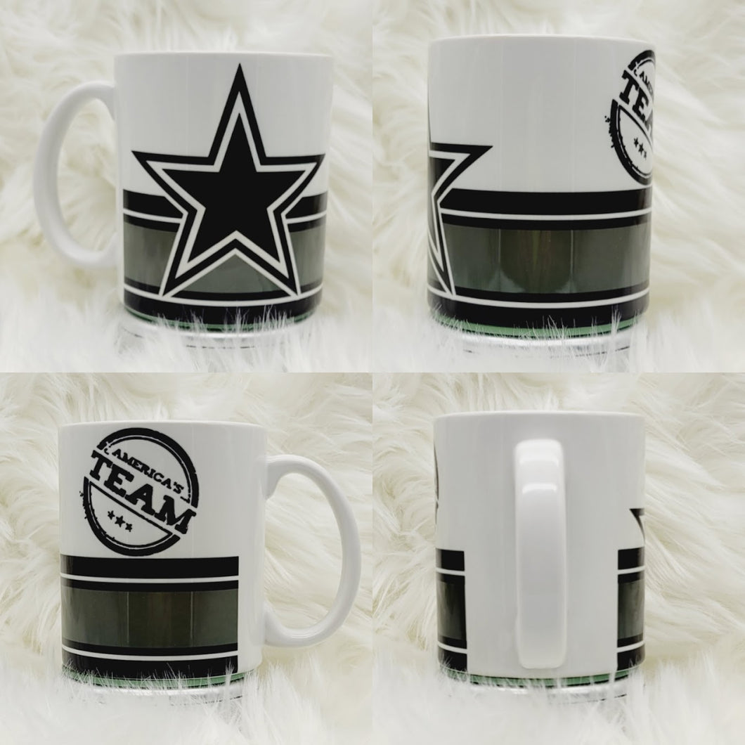 11oz/15oz Custom NFL Coffee Mug: 8 Teams to Chose From NFL Team Mugs: Style Set 2