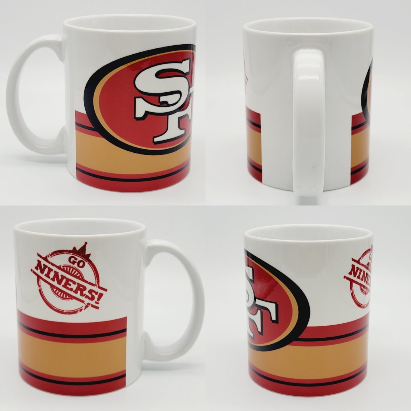 11oz/15oz Custom NFL Coffee Mug: 8 Teams to Chose From NFL Team Mugs: Style  Set 3