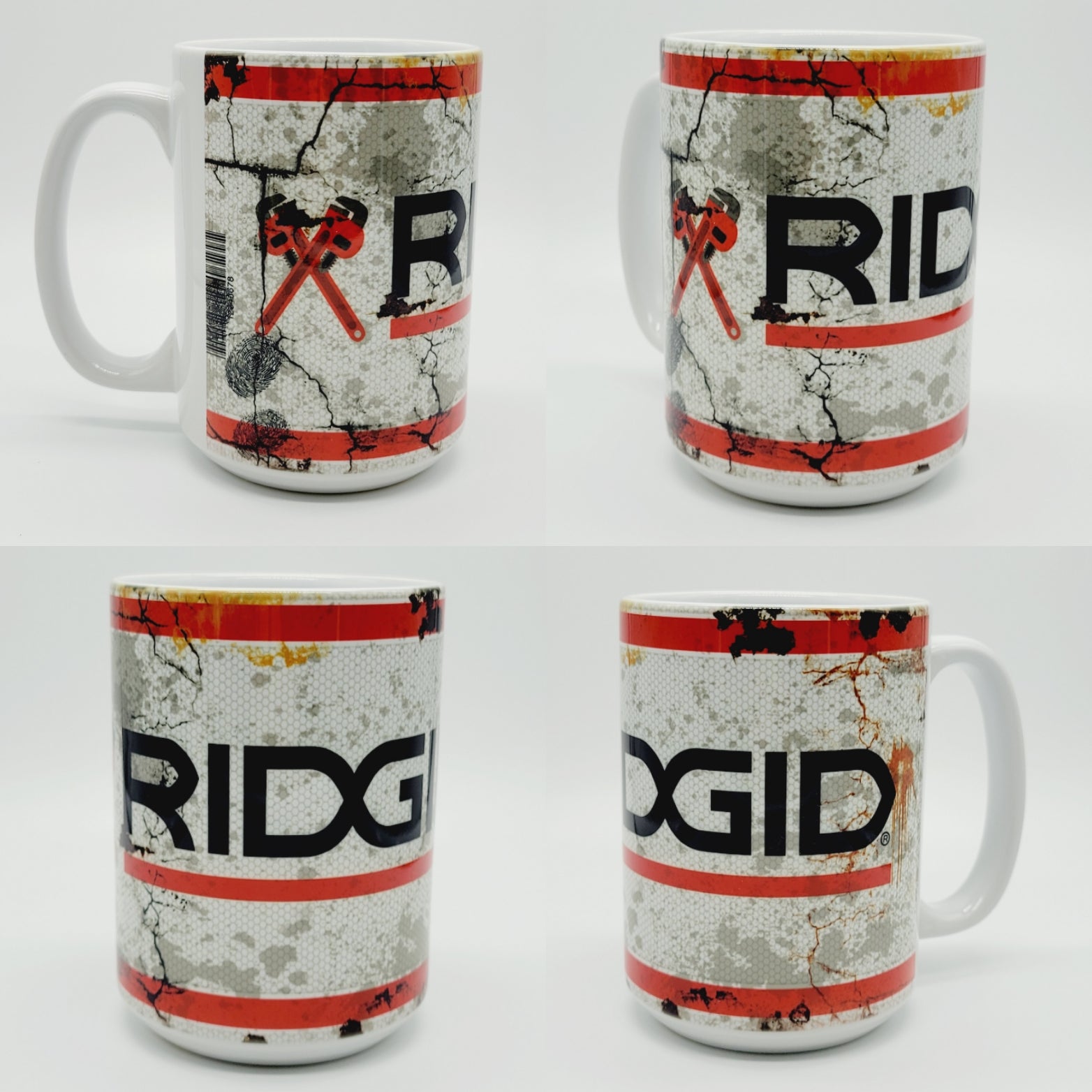 11oz/15oz Dirty Ridgid Power Tools Coffee Mug: Custom Dirty Power Tools Coffee Cup