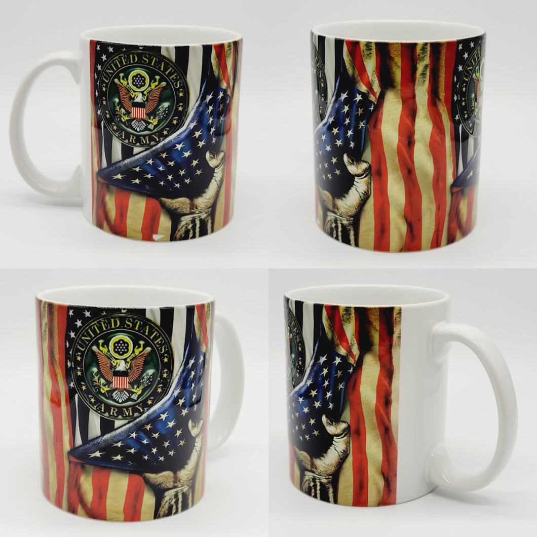 Army Ceramic Coffee Mug: United States Army Military Coffee Cup