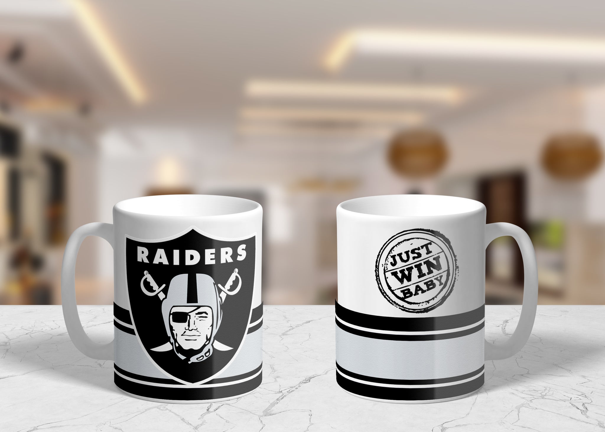 NFL Las Vegas Raiders Personalized Coffee Mug 11oz Black