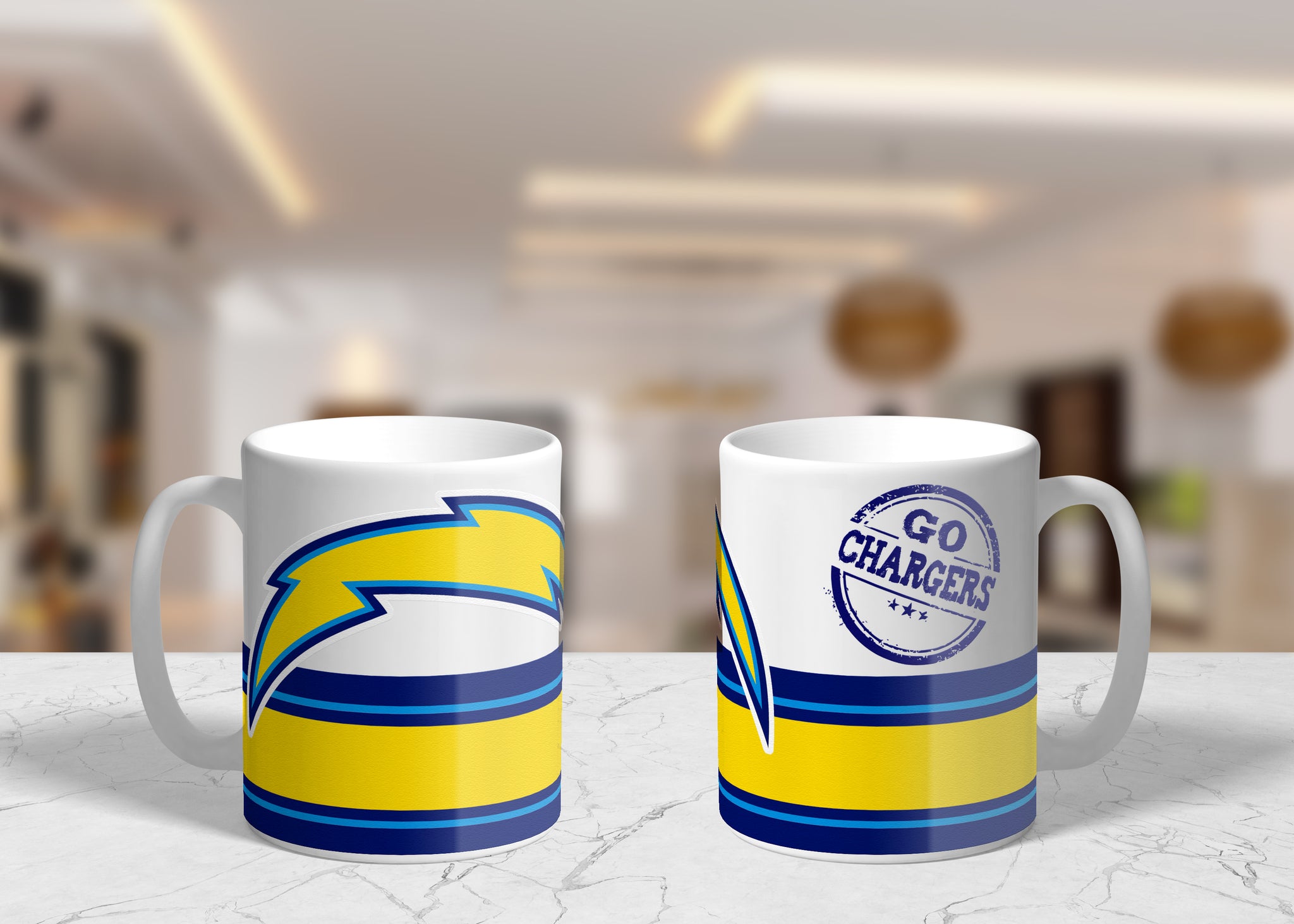 Nfl Los Angeles Chargers 15oz Jump Mug With Silicone Grip : Target