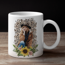 Load image into Gallery viewer, 11oz/15oz Beth Dutton with Sunflower Yellowstone Coffee Mug: Yellowstone Sunflower Coffee Cup
