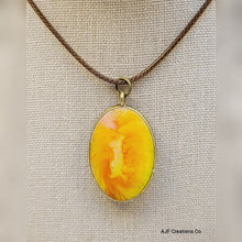 Load image into Gallery viewer, Handcrafted Fierce Oval  Pendant

