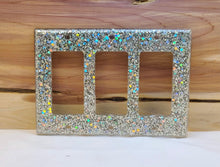 Load image into Gallery viewer, Epoxy Switch Cover with Iridescent Glitter
