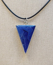 Load image into Gallery viewer, Epoxy Alcohol In Triangle Pendant
