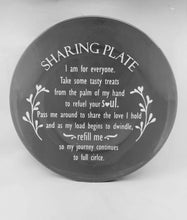 Load image into Gallery viewer, Handcrafted Sharing Plate; Glass and Permanent Vinyl
