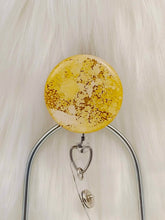 Load image into Gallery viewer, Yellow Sunburst Retractable Badge Reel
